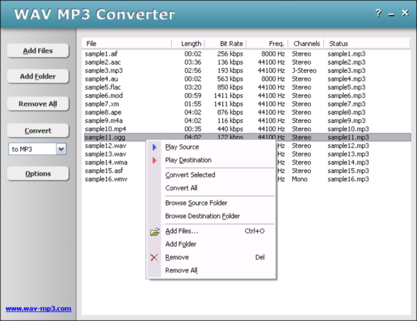 HooTech WAV MP3 Converter