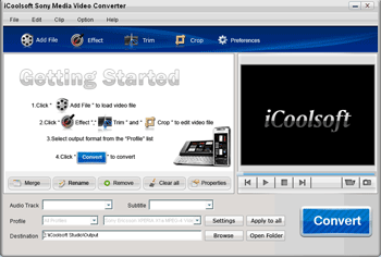 iCoolsoft Sony Media Video Converter