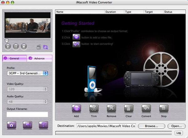 iMacsoft Video Converter for Mac