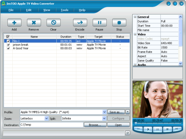 ImTOO Apple TV Video Converter