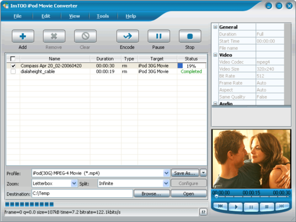 ImTOO iPod Movie Converter