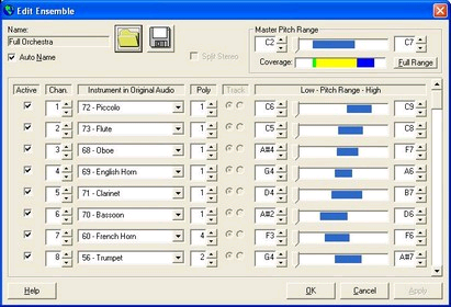 Intelliscore Ensemble WAV to MIDI Converter