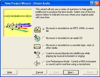 Intelliscore Polyphonic WAV to MIDI Converter