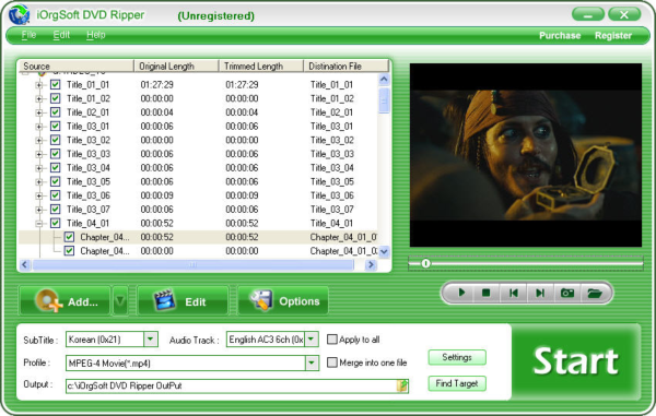 iOrgSoft DVD Ripper