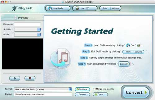 iSkysoft DVD Audio Ripper for Mac