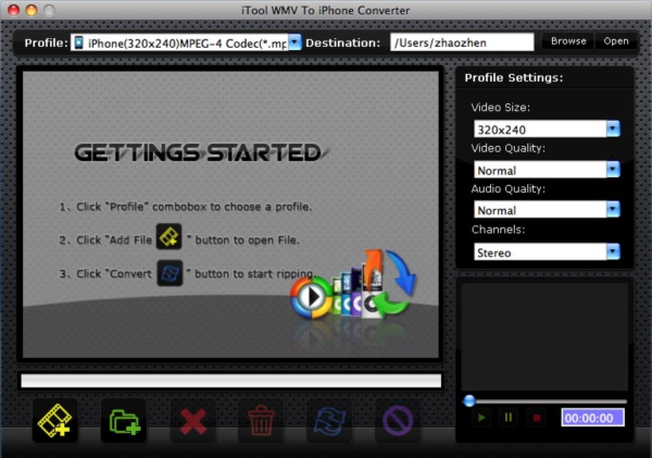 iTool WMV to iPhone Converter for MAC