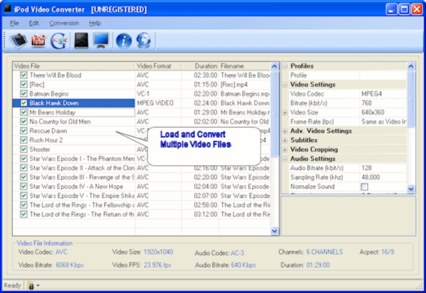 Jesterware iPod Video Converter