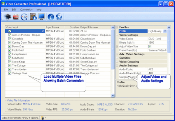 Jesterware Video Converter Professional