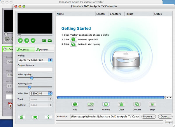 Joboshare DVD to Apple TV Bundle for Mac