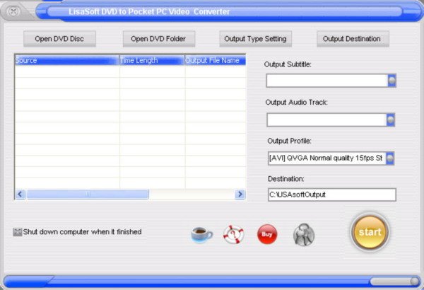 Lisa DVD to Pocket PC Converter