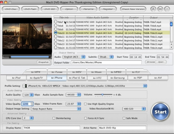 MacX DVD Ripper Pro Thanksgiving Edition