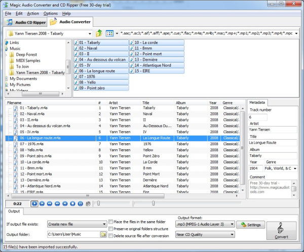 Magic Audio Converter and CD Ripper