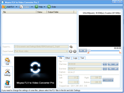 Moyea FLV to Video Converter Pro 2