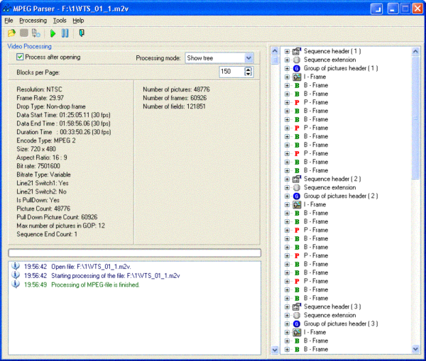 MPEG Parser