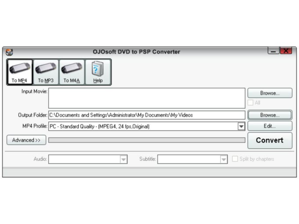 OJOsoft DVD to PSP Converter