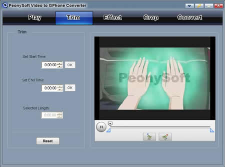 PeonySoft Video to GPhone Converter