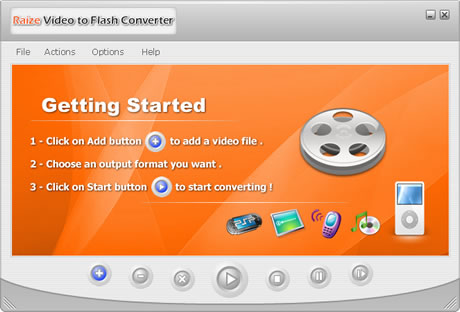 Raize Video to Flash Converter