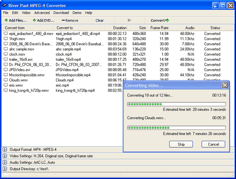 River Past MPEG-4 Converter