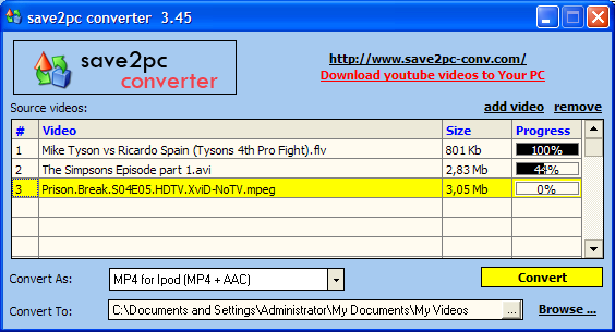 save2pc Converter