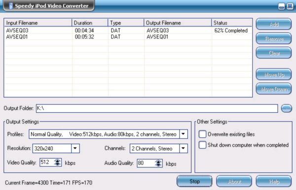 Speedy iPod Video Converter