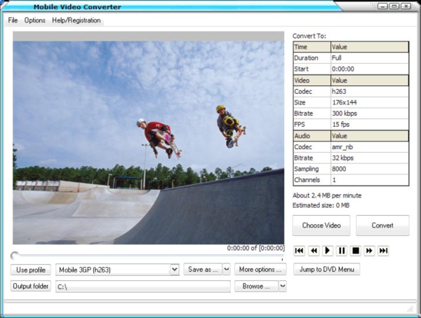 SureShot 3GP Video Converter