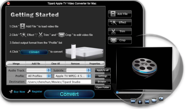 Tipard Apple TV Video Converter for Mac