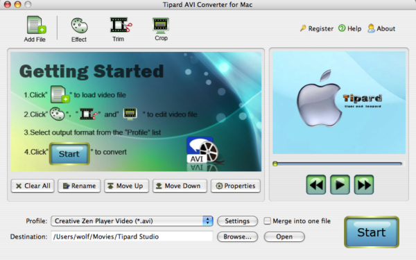 Tipard AVI Converter for Mac