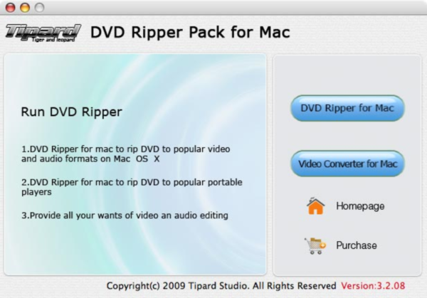 Tipard DVD Ripper Pack for Mac