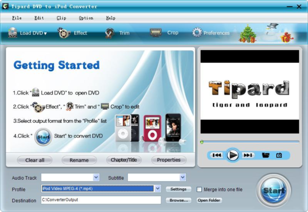 Tipard DVD to iPod Converter