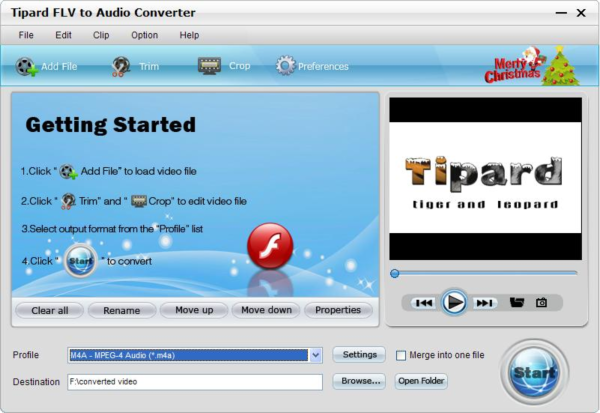 Tipard FLV to Audio Converter