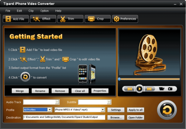 Tipard iPhone Video Converter