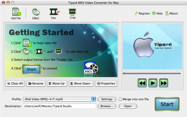 Tipard MKV Video Converter for Mac