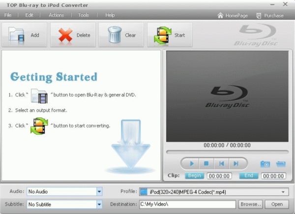 TOP Blu-ray to iPod Converter