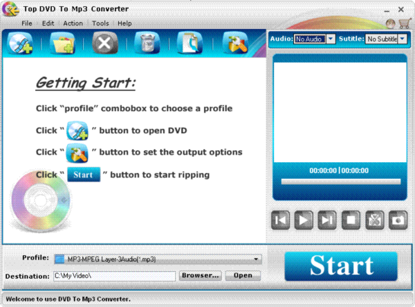 TOP DVD To MP3 Converter