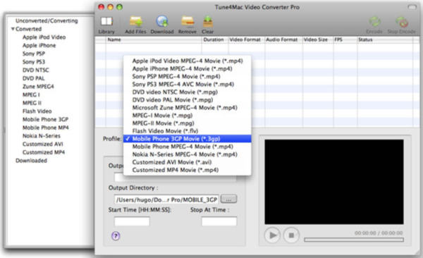 Tune4Mac Video Converter for Mac