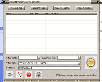 USAsoft DVD to Pocket PC Converter