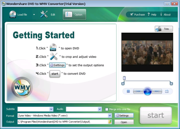 Wondershare DVD to WMV Converter