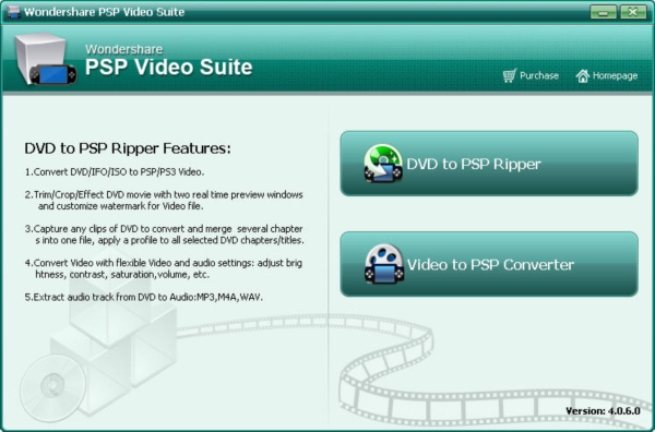 Wondershare PSP Video Suite