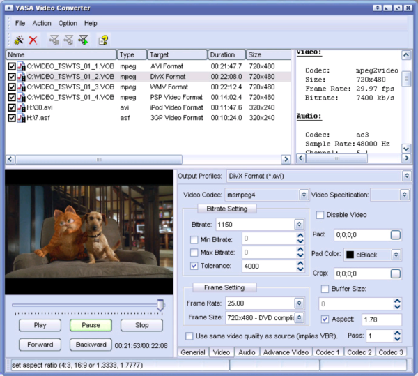 YASA Video Converter