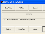 MKV To AVI With Subtitle