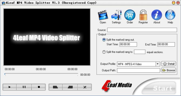 4Leaf MP4 Video Splitter