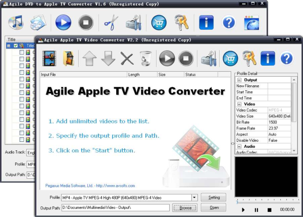 Agile Apple TV DVD Video Kit