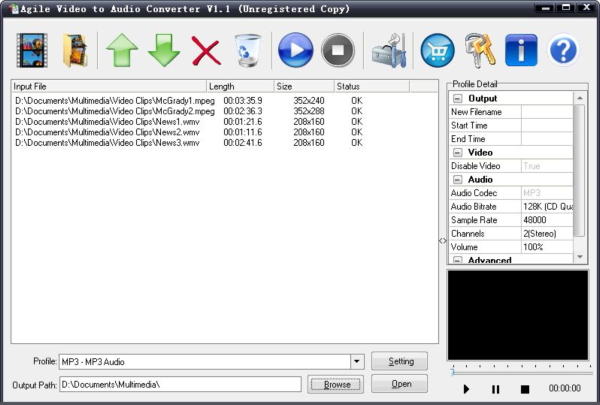 Agile Video to Audio Converter