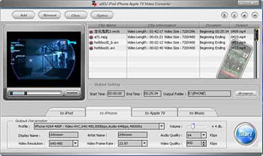 Alldj iPhone iPod Apple-TV Video Converter