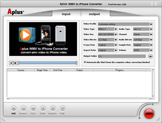 Aplus WMV to iPhone Converter
