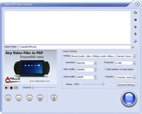 Apollo  PSP Video Converter