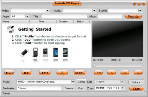 Audiolib DVD Ripper