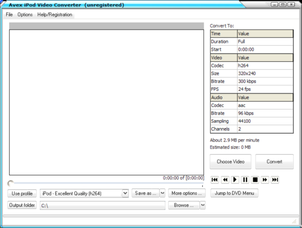 Avex iPod Video Converter