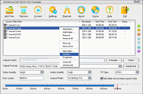 AVI DivX to DVD SVCD VCD Converter