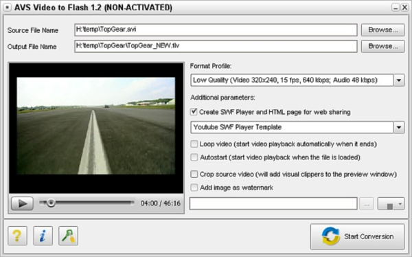 AVS Video to Flash